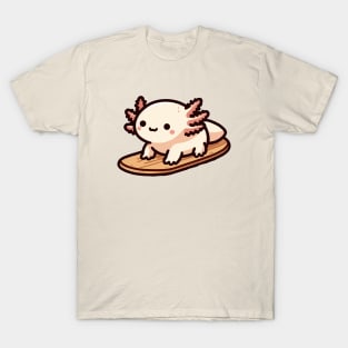 axolotl funny sandboarding T-Shirt